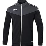 JAKO Herren Champ 2.0 Polyesterjacke, schwarz/anthrazit, M EU