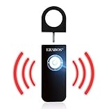 Orig. ERABOS® Taschenalarm T1000 | Premium Modell | mit Stroboskop LED Blitzlicht-Signal | Panik...