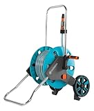 Gardena CleverRoll M Set: Schlauchwagen mit 20 m Classic-Schlauch und Spritze und Clipbefestigung...