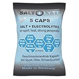SALTOLYTE 5 CAPS Salz- & Elektrolytkapseln mit Natrium, Kalium, Magnesium, Calcium, Eisen, Zink und...