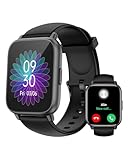 RUIMEN Smartwatch mit Telefonfunktion,Smartwatch für Damen Herren HD-Touch Screen Fitnessuhr mit...