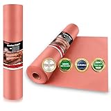 Tikxlafe Metzgerpapier Pink, BBQ Kraftpapier 45cm x 15m das Original Metzger-Papier für Grill,...