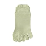 ZUGLQYSX Sommersocken for Damen mit 5 Zehen, atmungsaktive Mesh-Kurzsocken, bonbonfarben, weibliche...