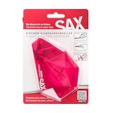 SAX ICEBERG Einhand-Klebebandabroller, Pink, inkl. 1 x Klebeband, Einhand-Bedienung, für...