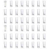 BTGLLAS Schnapsgläser-Set, transparent, hoch, mit schwerem Boden, ideal für Tequila, Wodka,...