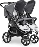 hauck Geschwisterwagen Roadster Duo SLX, Zwillingsbuggy ab Geburt bis 15 kg (ca. 3 Jahren) mit...