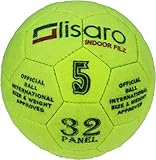 Lisaro Indoor Filz 2,0 Hallenfußball Gr. 5 | Hallenball | Indoorfußball | Spielball der...