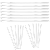 Sewroro 20 Stück Transparente LED Meteor Lichtröhren Duschlampenröhren aus Robustem...