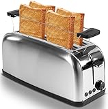 XXL Toaster Beleuchtete Tasten Toster Langer Toaster Breiter Toaster Schmaler Toaster Großer...