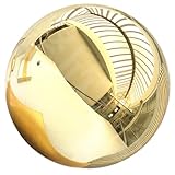 SEWACC Edelstahl Gartendeko Kugel 18cm Polierte Reflektierende Spiegelkugel für Innen und...