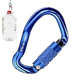 Robuster Karabiner Aus 7075-Aluminium – Automatisch Verriegelnder D-Ring-Clip | Karabiner Mit...