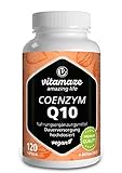Coenzym Q10 hochdosiert, 200 mg pro Kapsel, vegan, 120 Kapseln für 4 Monate, 98% Ubichinon mit...