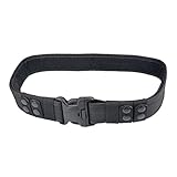 Schwarzer robuster Sicherheitsgürtel für Sanitäter, Armee, Polizei, 5,1 cm breit, verstellbare...