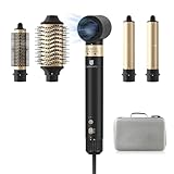 webeauty 6in1 Hairstyler, 110,000U/Min,30M/S,Hochgeschwindigkeit Haartrockner mit Warmluftbürste,...