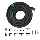 Tropfschlauch Set, Perlschlauch für Bewässerung Gartenschlauch für Tropfbewässerung Perlschlauch...