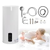 Elektrospeicher Warmwasserspeicher 220V, 60L Wandspeicher Tank-Wassererhitzer mit Leckage-Schutz,...