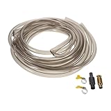 Kisangel Aquarium Kiesreiniger mit PVC Schlauch und Siphon Düse Effizienter Mulmsauger und...