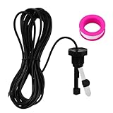 BlissfulAbode GLX-FLO Q-12 Swimming Pool Flow Switch with raw Tape for Salt Bath Systems