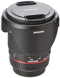 SAMYANG 882013 16/2,0 Objektiv DSLR Canon EF manueller Fokus Fotoobjektiv, Weitwinkelobjektiv...