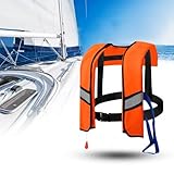 Schwimmweste Erwachsene - Vollautomatische Rettungsweste mit Reflektoren für Outdoor-Abenteuer,...
