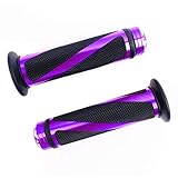 SFONIA 2pcs Motorrad Hand Griffe Lenkergriffe 22MM 7/8' Anti-Rutsch-Gummi Gasgriff Motorrad...