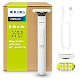 Philips OneBlade Intimate - Elektrischer Intimrasierer und Intimtrimmer für Männer und Frauen, mit...