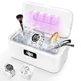 Dufuso 49000Hz UV Ultraschallreinigungsgerät, 800ML Ultraschallreiniger mit 5 Zeitfunktionen,...