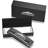 Anpro Mundharmonika C, 10 Löcher 20 Tunes Blues Harmonika Tonart C mit Etui für Anfänger,...