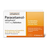 Paracetamol-ratiopharm 1000 mg Tabletten: Der gut verträgliche Klassiker hilft langanhaltend gegen...