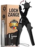 Lochzange für Leder [KOMPLETTSET], Locheisen | Lochstanzer als Leder Werkzeug, Lochzange Papier,...