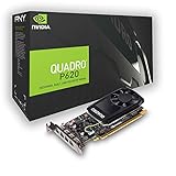 PNY Quadro P620 Professional Grafikkarte 2GB GDDR5 PCI Express 3.0 x16, Single Slot, 4x...