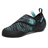 ZHENSI Damen Kletterschuhe Anfänger Boulderschuhe Leichtgewicht Für Indoor Kinder,Blau,36 EU