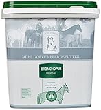 Mühldorfer Pferdefutter Mühldorfer Bronchopur Herbal - 1,8 kg - Fördert das Abhusten - Beruhigt...