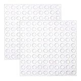200 Stück Elastikpuffer Transparent, 8mm Türpuffer Anschlagpuffer Schutzpuffer Gummipuffer...