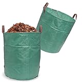 Hausfelder Gartensäcke Laubsäcke Set, 2 x 272 L. Gartenabfallsack stabil - Säcke für...