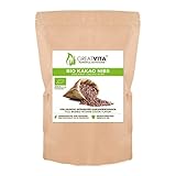 Bio Kakaonibs, 800g, Rohkost Kakao Nibs ideal als Topping, Naturprodukt ohne Zusätze aus...