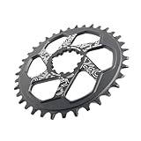 Mountainbike-Kettenblatt, schmal, breit, 30T/32T/34T/36T/38T, gekröpft, 3 mm, lange Lebensdauer
