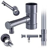 KADAX Regensammler 80mm, Regenwassersammler für Fallrohr, Regendieb mit integrierten Ventil,...