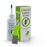 Linicin Lotion mit Läusekamm (100 ml) - Läusemittel zur Behandlung von Kopfläusen, inkl....