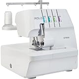 ROLD GT900 Overlock Nähmaschine mit Abfallbehälter | Bequemes Einfädeln und leistungsstarker...