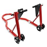 Wiltec Motorradständer vorne für 230-290 mm Reifen, 670 x 445 mm, als Montagehilfe aus Stahl für...