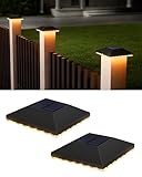 JACKYLED Solar Pfostenkappe 7x7 8x8 9x9 10x10, Solar Pfostenkappen IP65 Wasserdichte für...