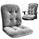 Umllpet Gartenstuhl Auflagen, Gartenstuhl Hochlehner Auflagen 42x85cm, Sitzauflagen Gartenmöbel...