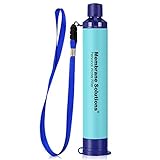 Membrane Solutions Wasserfilter Outdoor Camping, Trinkwasserfilter für 5000 Liter gefiltertes...