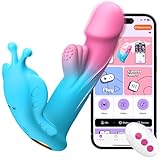 Butterfly Vibrator Dildo Sex Toys - Vibration für Frauen mit 10 Pulsationsmodi & Vibrationsmodi Sex...