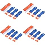 ISTOVO 12 STÜCKE Kunststoff Rasier Klingen Schaber & 400 STÜCKE 1,5 Doppel Kunststoff Rasier...