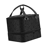 drburpily Tragbarer Nagellack Organizer mit stabiler, doppellagiger Konstruktion bietet viel Platz...