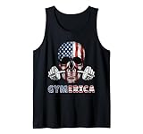 Gym Workout 4. Juli Patriotische USA stolze amerikanische Flagge Tank Top