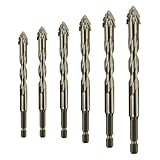 Exzenterbohrer-Set, Bohrer Aus Hochfestem Stahl, Vierschneidige Sägezahn-Exzenterbohrer Aus Metall...