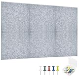 JIANTA Pinnwand Filz, 6 Stück Pinnwand 30x30 cm dekorative Pinnwand aus Filz, 0,9 cm dick,...